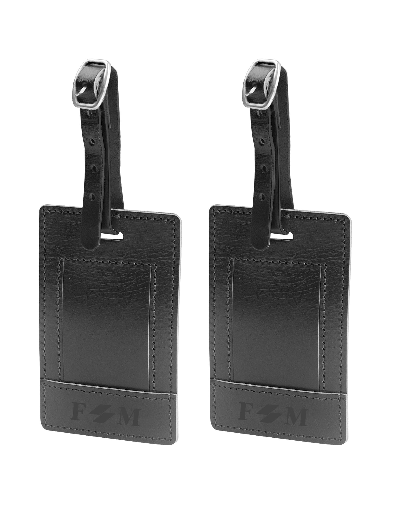Flex Moves™ Genuine Leather Luggage Tag