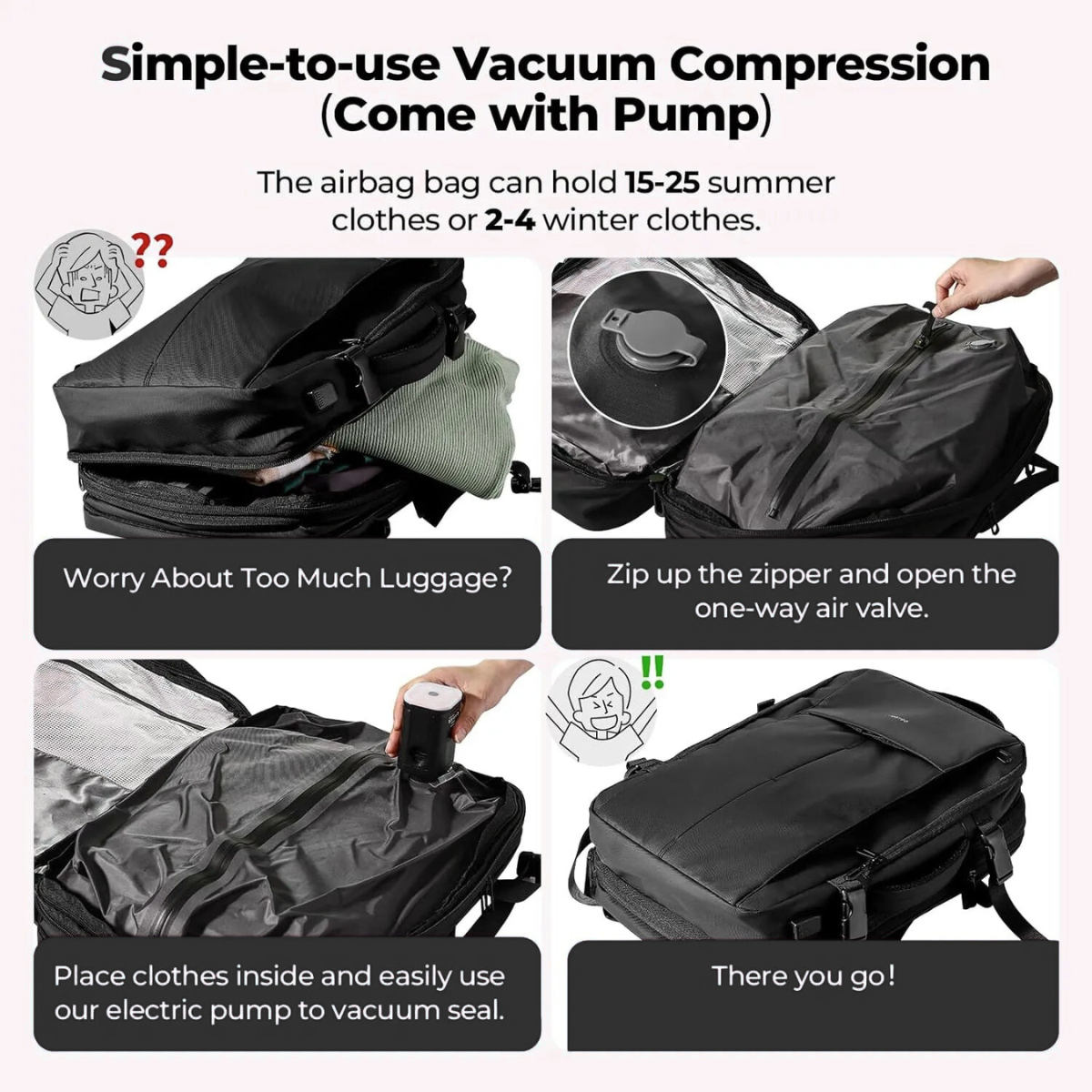 VaultPack™ Compression Backpack