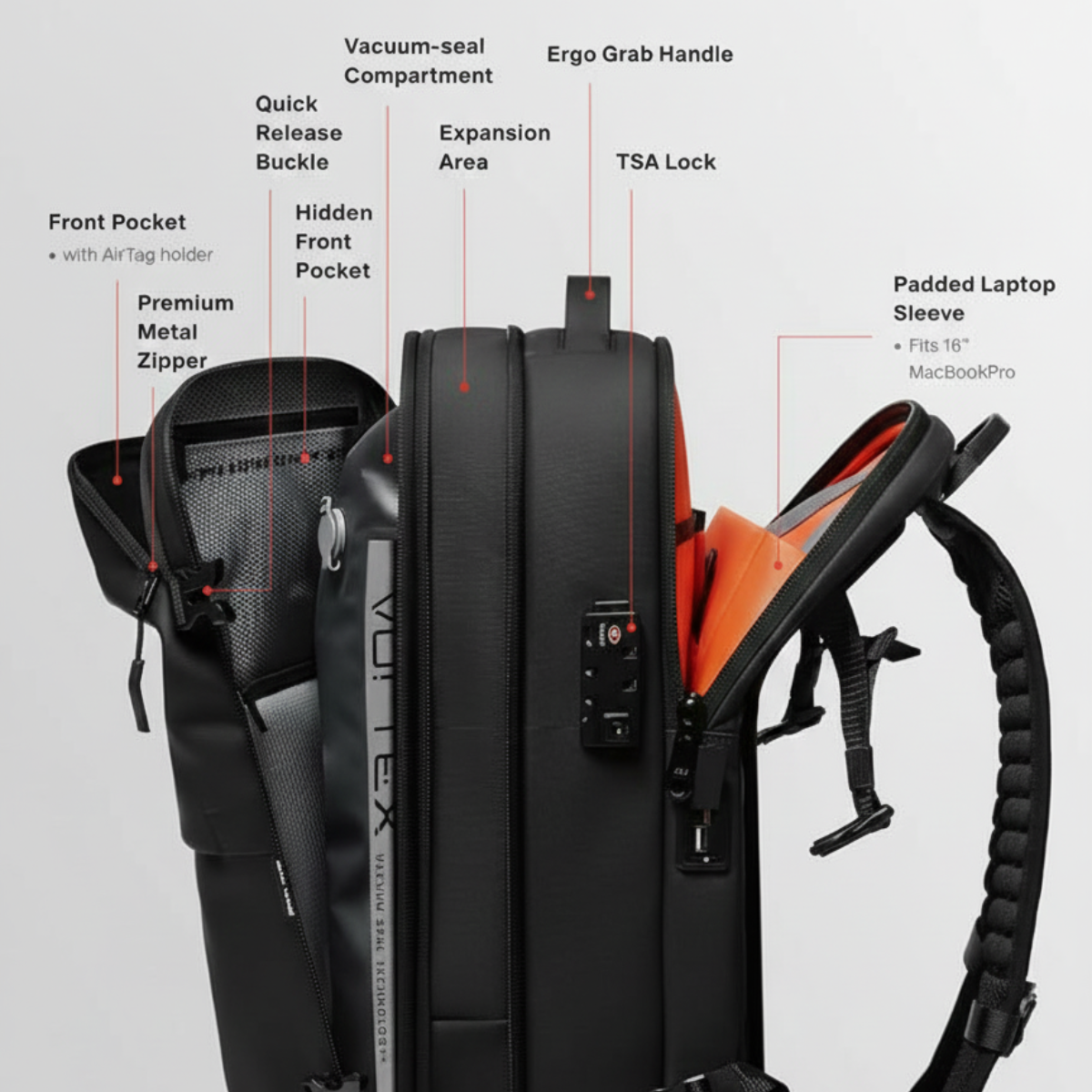 VaultPack™ Compression Backpack